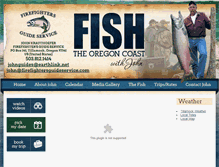 Tablet Screenshot of oregoncoastfishingguide.com